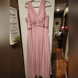 Candy pink azazie bridesmaid size 18